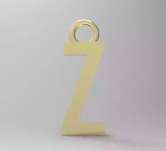 ALPHABET LATTER Z PENDANT