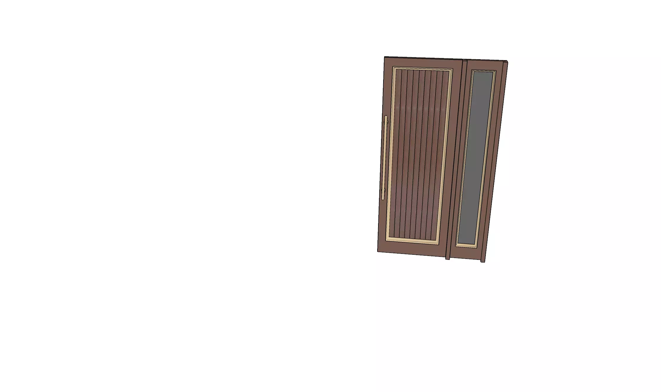 SINGLE DOOR 03 Free 3D model