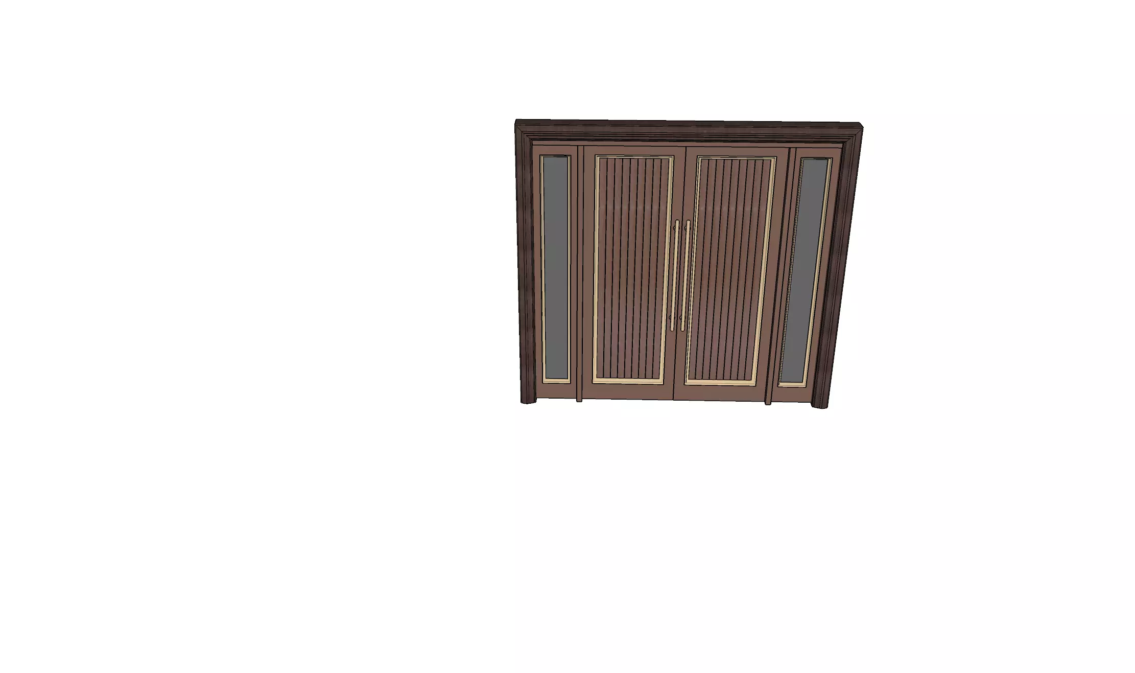 DOUBLE DOORS 04 Free 3D model