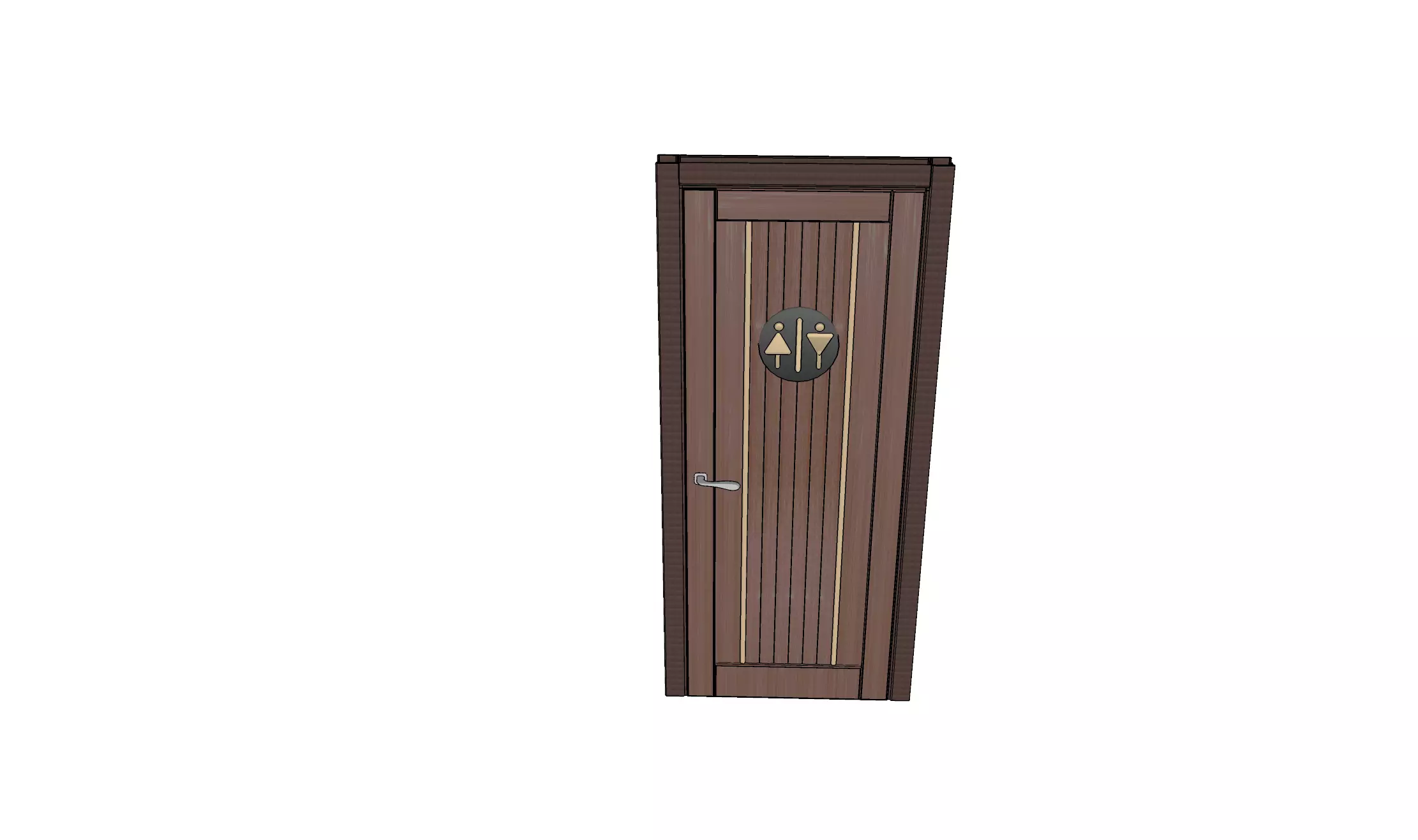 SINGLE DOOR 02 Free 3D model