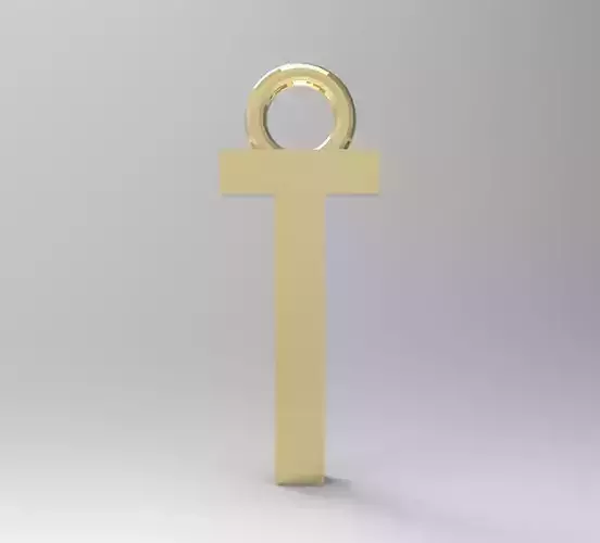ALPHABET LATTER T PENDANT