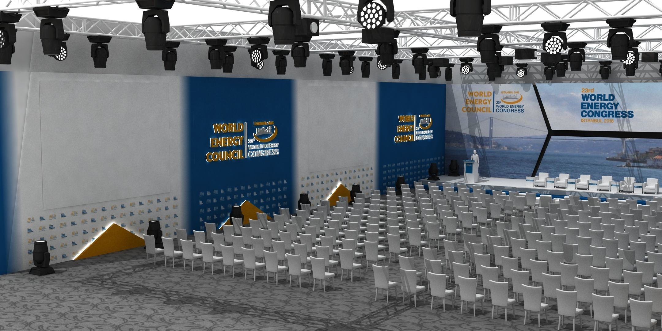 Truss Watchout Stage 79 3D model_2