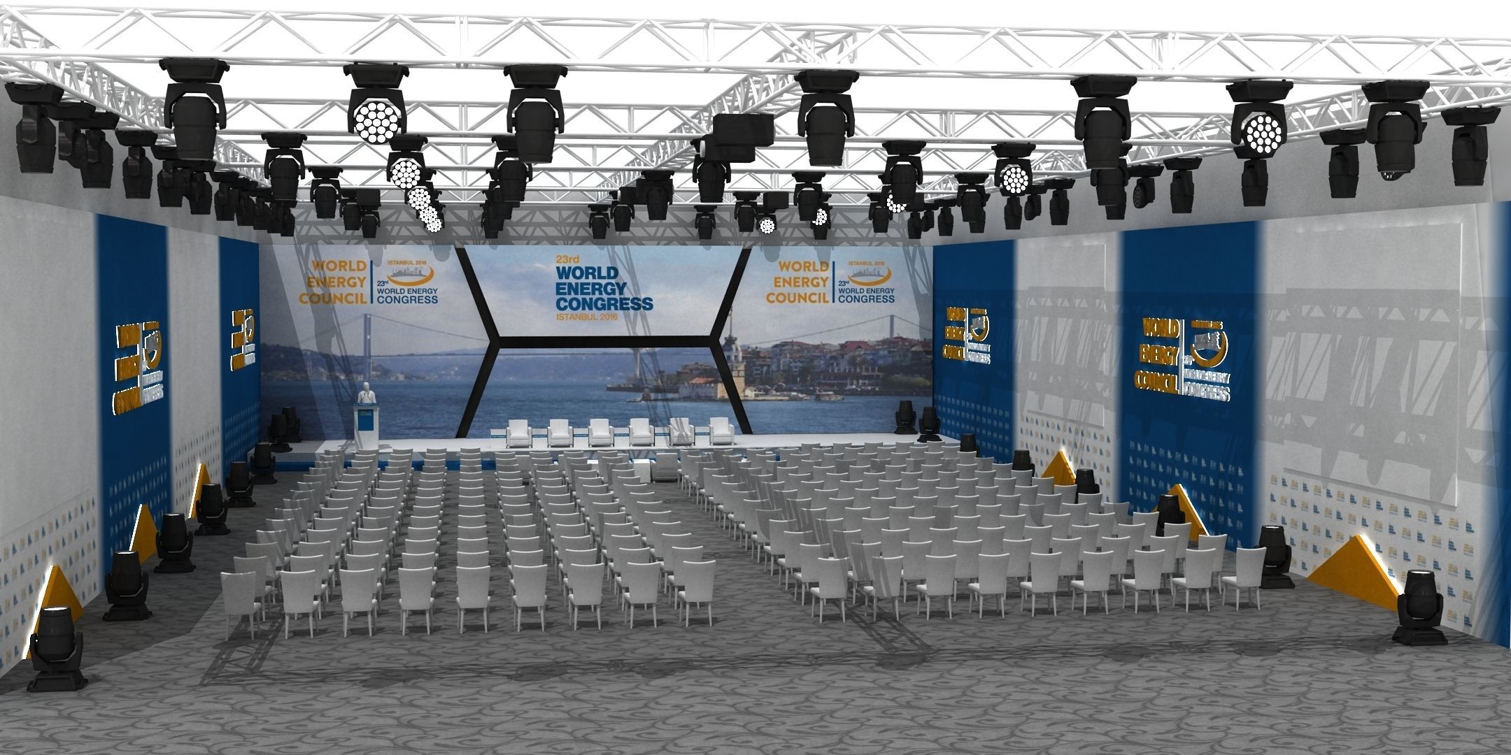 Truss Watchout Stage 79 3D model_4