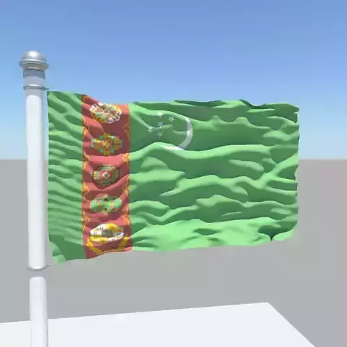 Turkmenistan flag