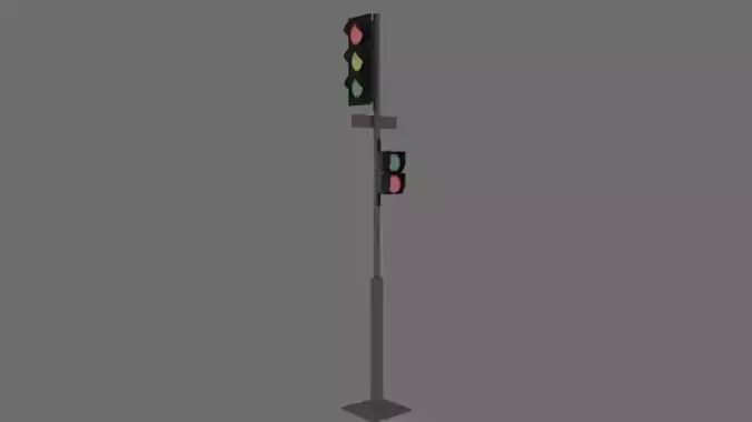 3D Model of Urban Traffic Light