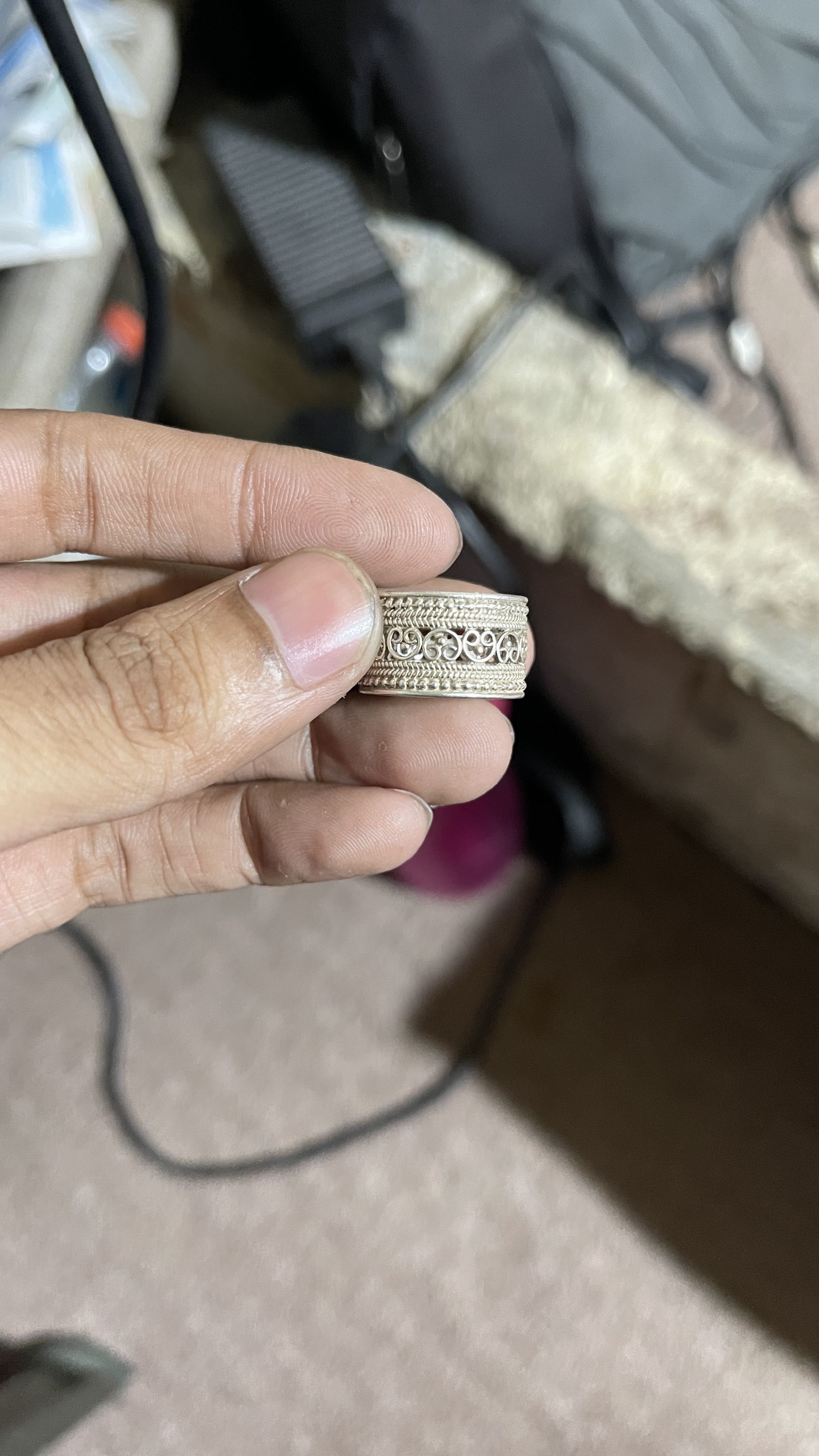 Plain Indian Band Ring For Women 3d Print Model 3D print model_4