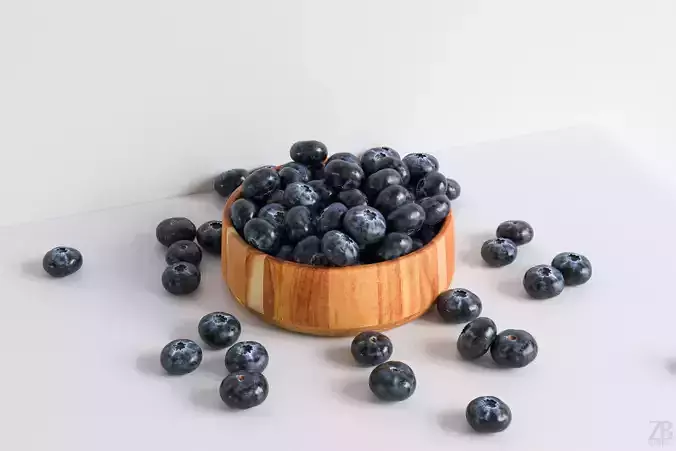 Blueberry 3D model