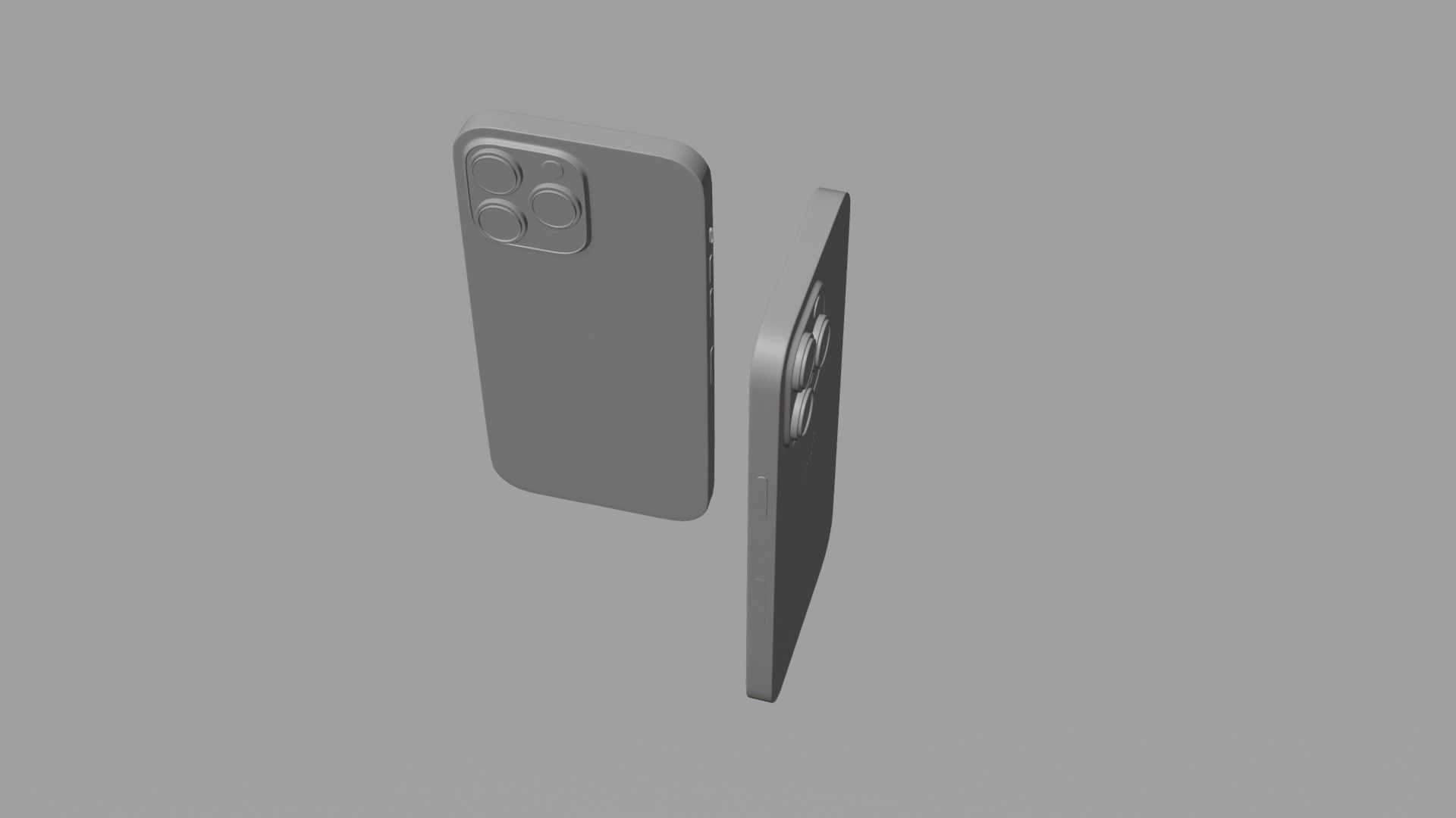 iphone 14 pro max  Low-poly 3D model_9
