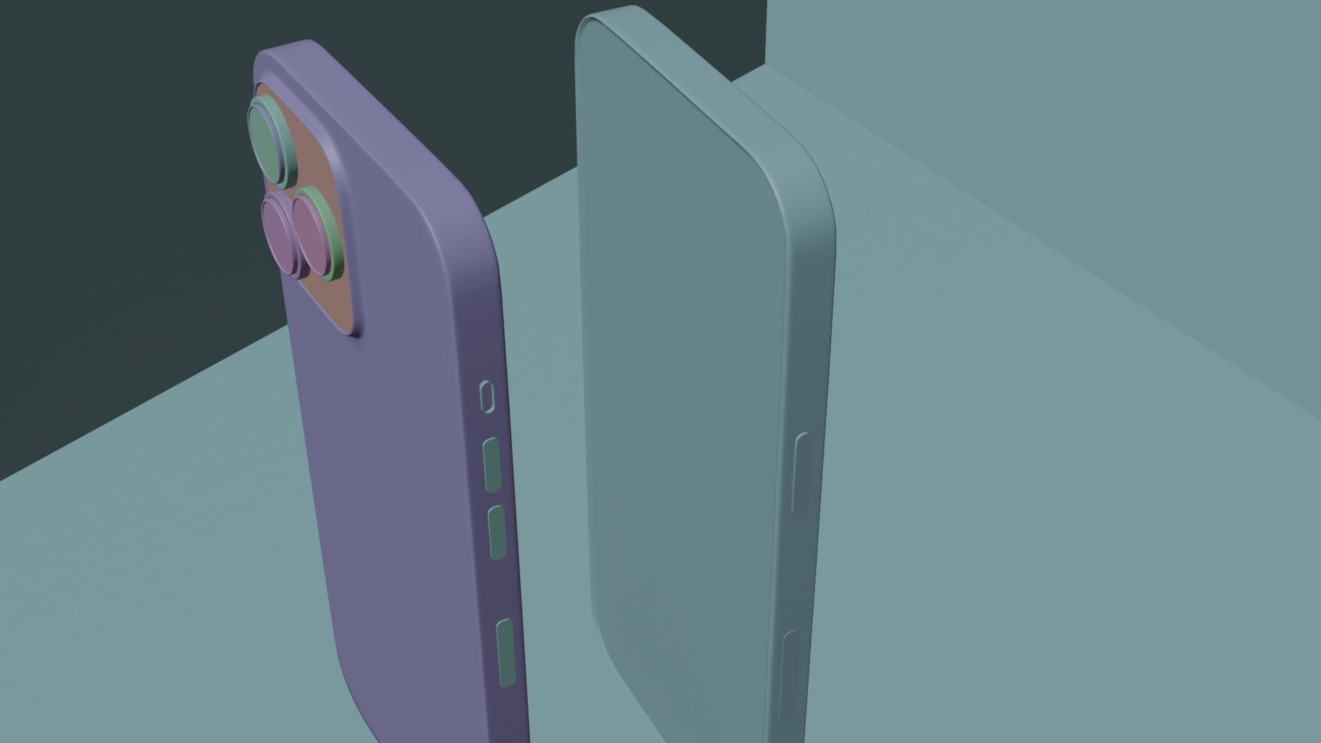 iphone 14 pro max  Low-poly 3D model_7