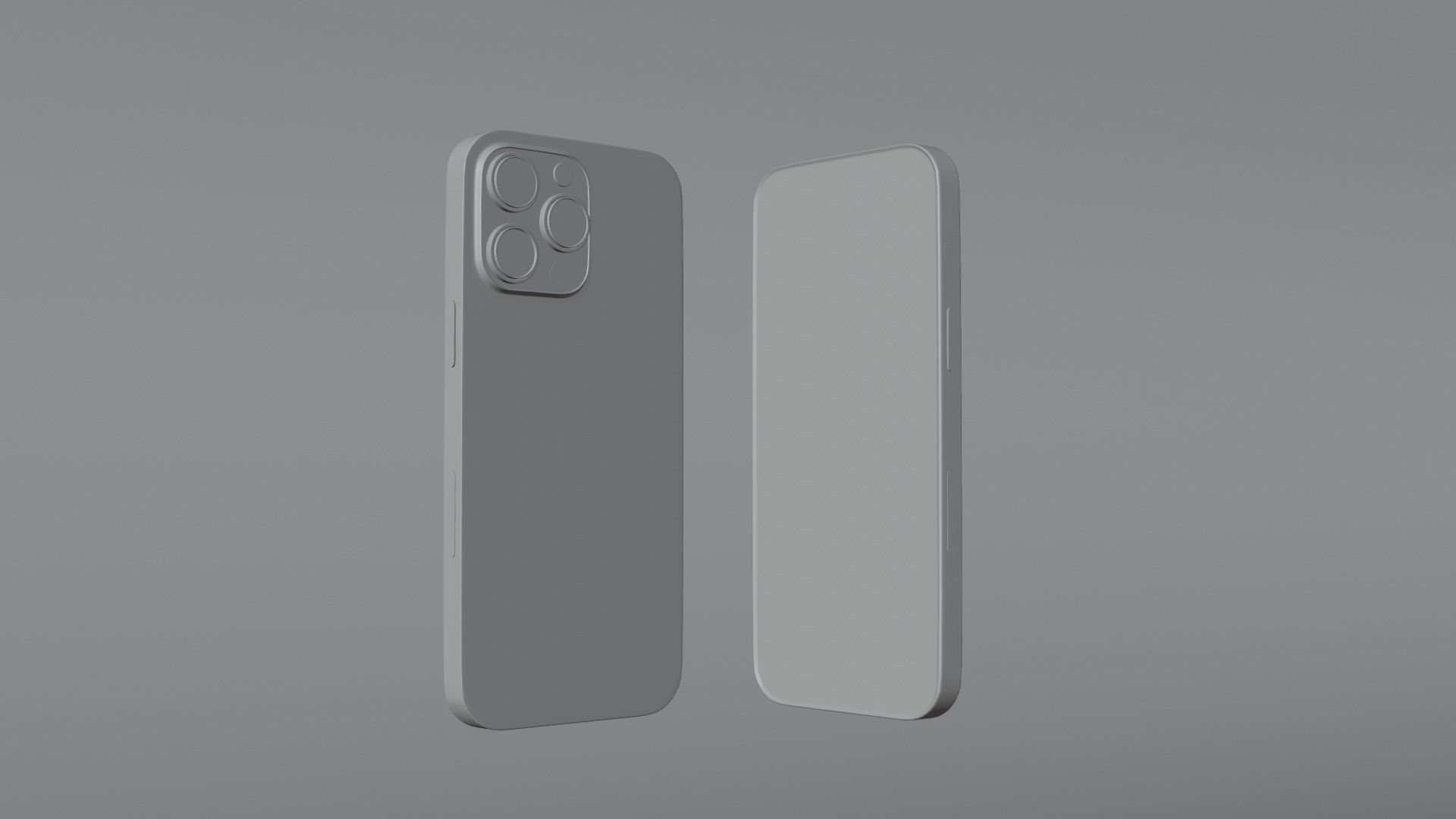 iphone 14 pro max  Low-poly 3D model_8