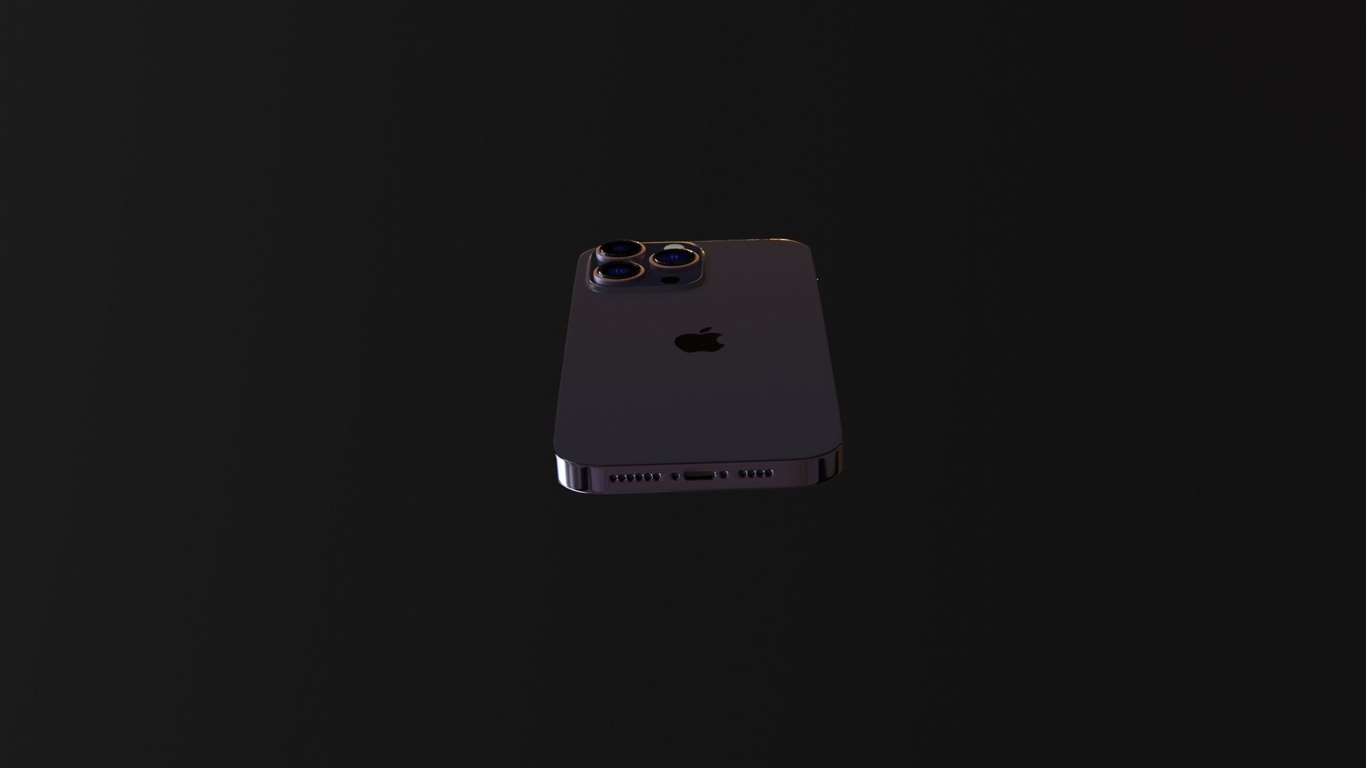 iphone 14 pro max  Low-poly 3D model_3