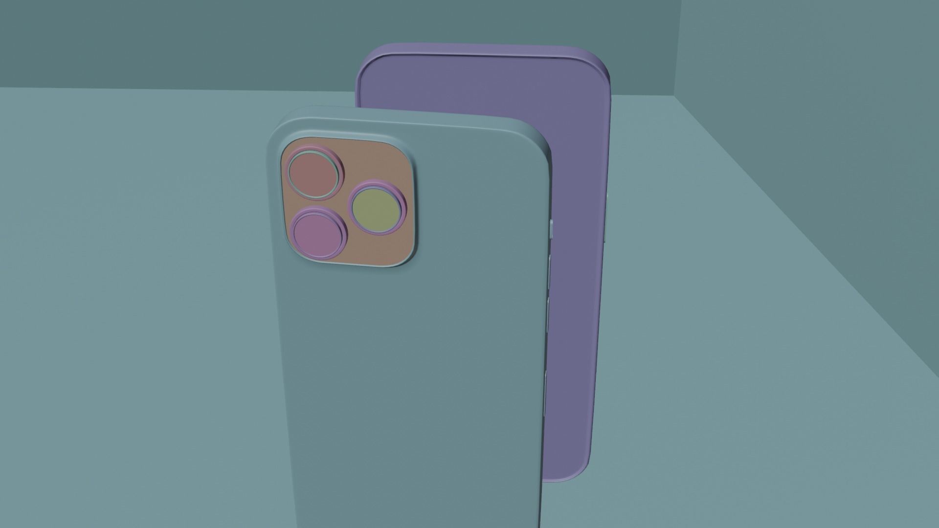 iphone 14 pro max  Low-poly 3D model_6