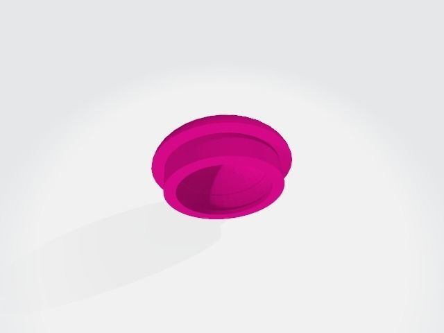 Lionel O gauge tanker car replacement cap Free 3D model_3