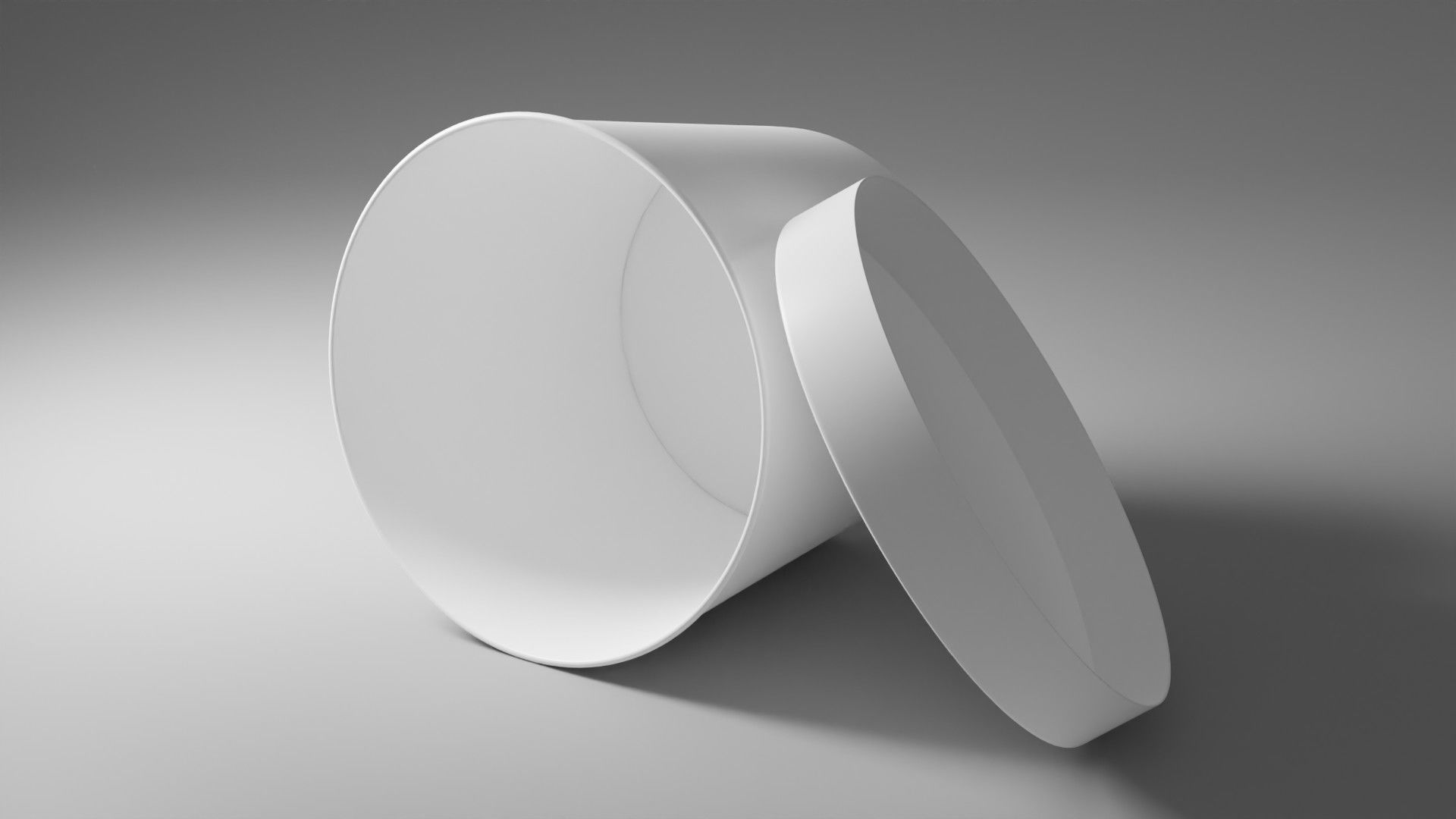 Ice Cream Container  3D model_3