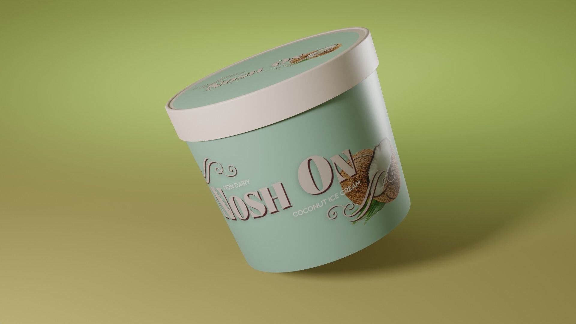 Ice Cream Container  3D model_1
