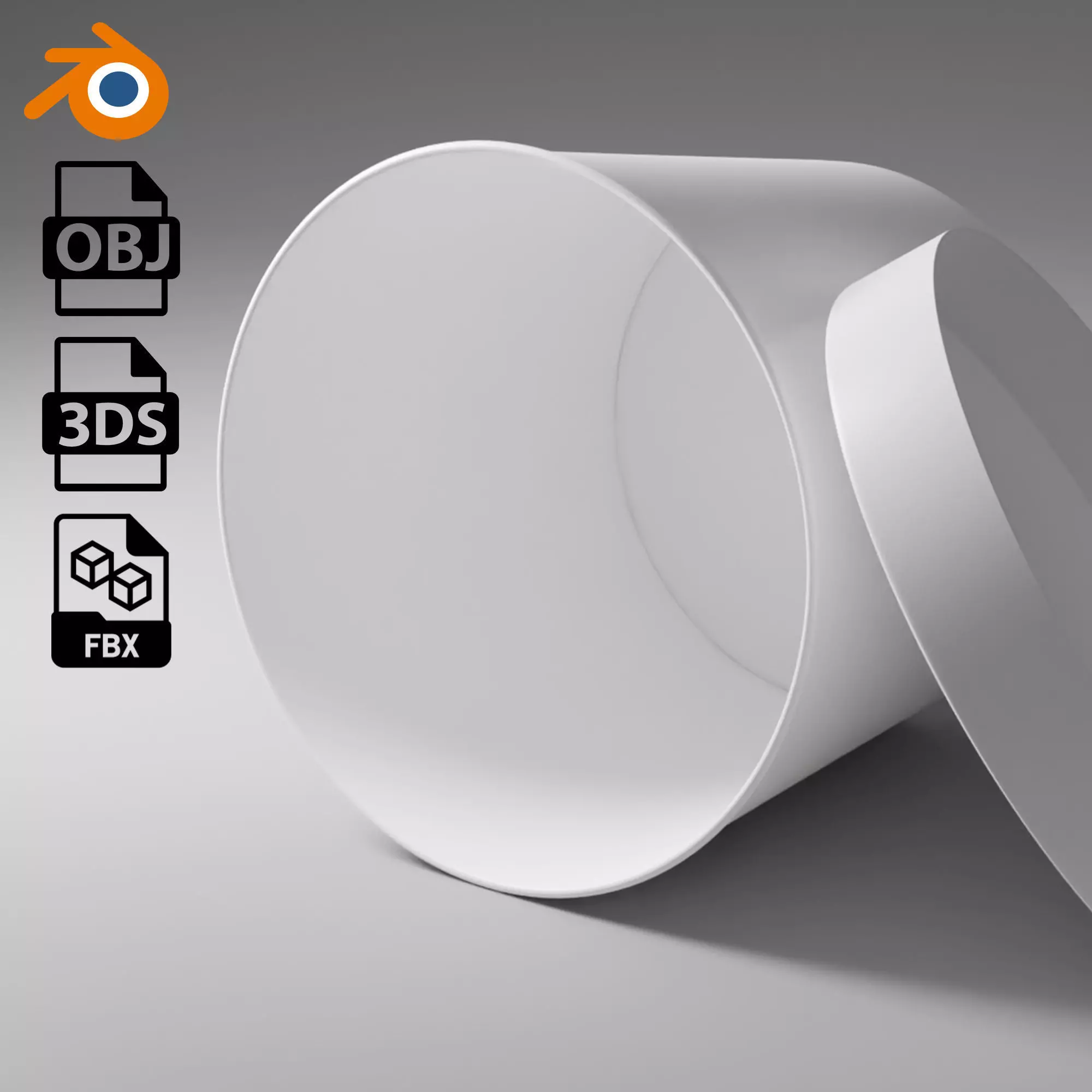 Ice Cream Container  3D model_0
