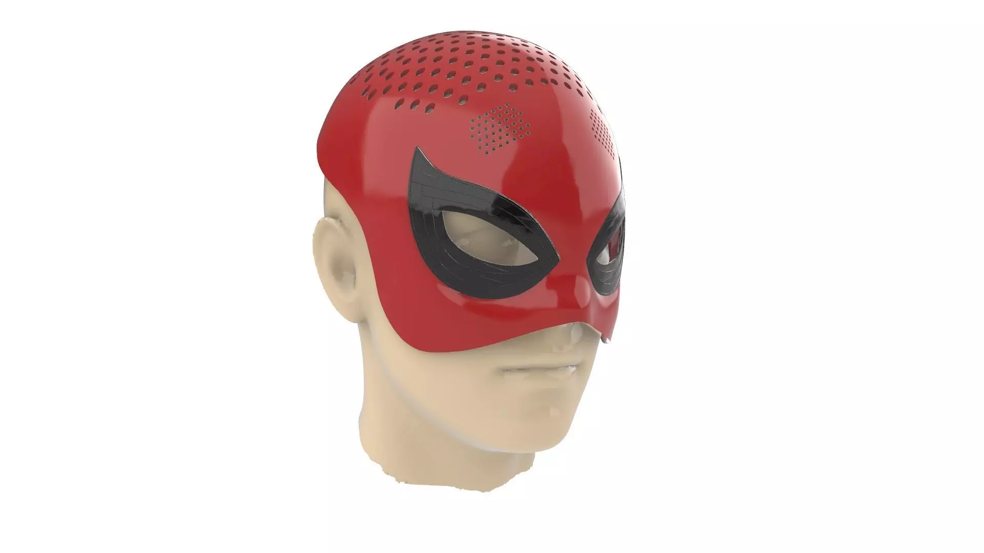 Spiderman MCU mid halfshell 3D print model