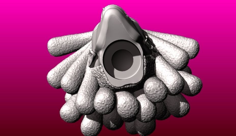 SPIDERPUNK HEAD MARVEL LEGENDS HOBIE BROWN CUSTOM 3D print model_3