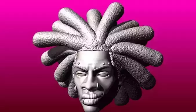 SPIDERPUNK HEAD MARVEL LEGENDS HOBIE BROWN CUSTOM 3D print model