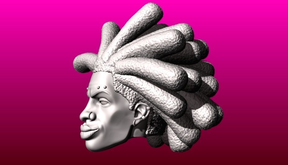 SPIDERPUNK HEAD MARVEL LEGENDS HOBIE BROWN CUSTOM 3D print model_1