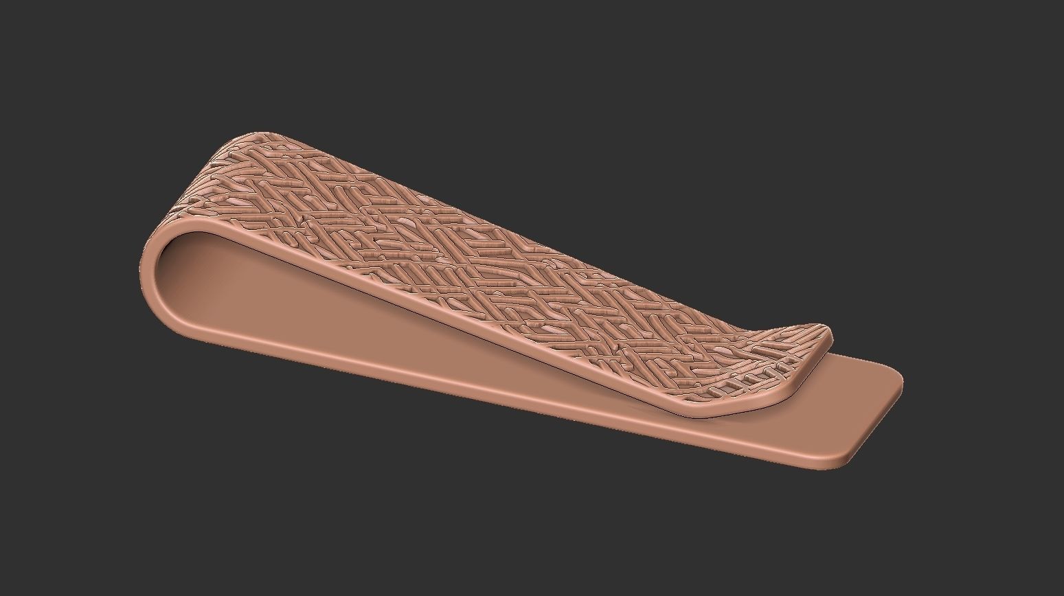 Lion money clip N2 3D print model_8