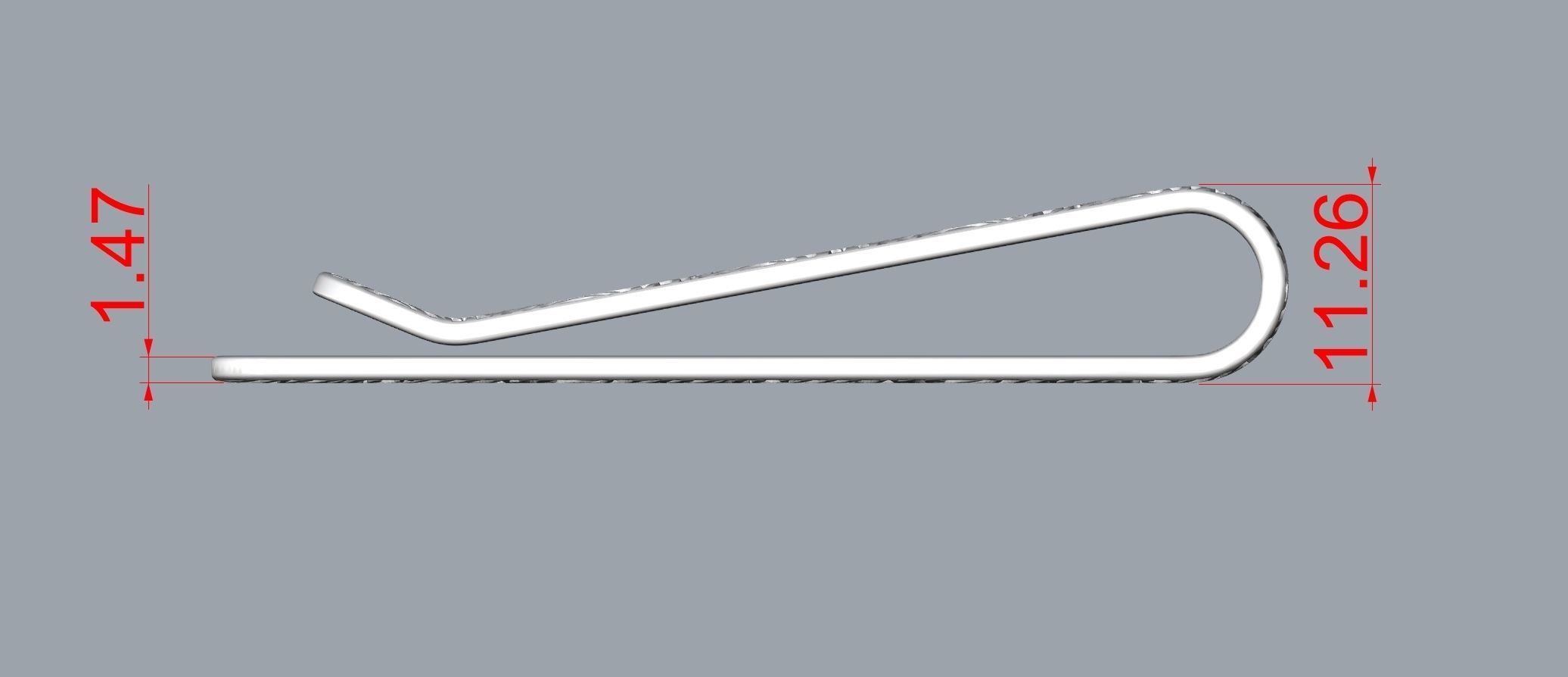 Lion money clip N2 3D print model_24