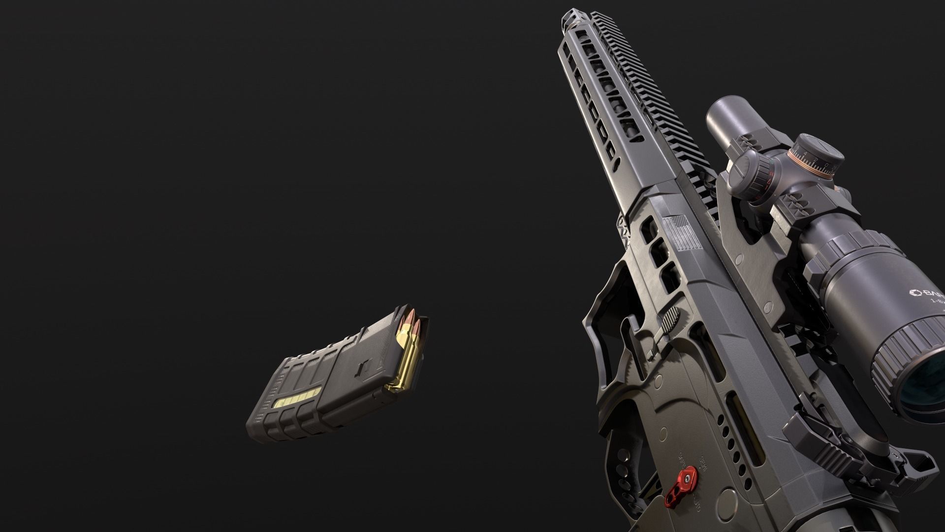 M4ar 3D model M4 Custom VR / AR / low-poly | CGTrader
