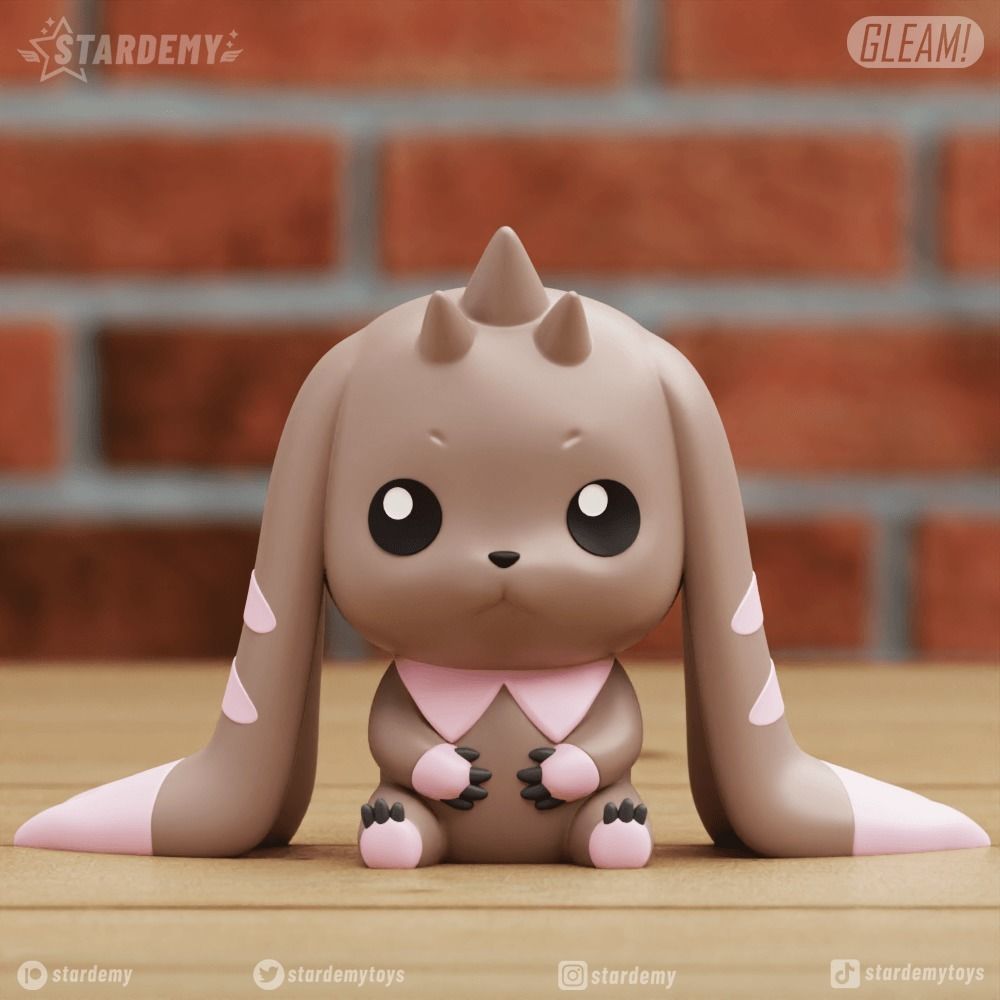 LOPMON 3 MODELS NO SUPPORTS CHIBI DIGIMON 3D print model_3