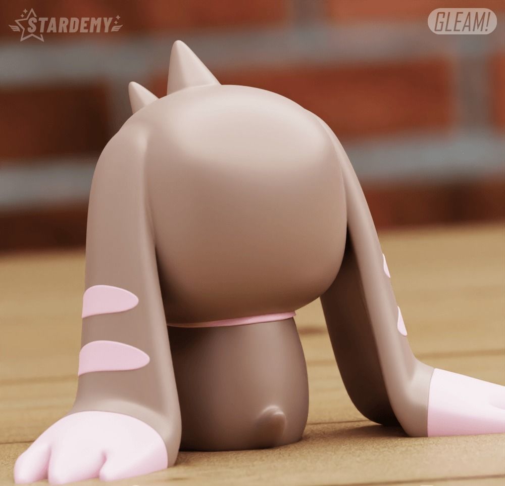 LOPMON 3 MODELS NO SUPPORTS CHIBI DIGIMON 3D print model_8