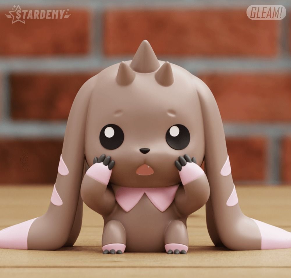 LOPMON 3 MODELS NO SUPPORTS CHIBI DIGIMON 3D print model_9