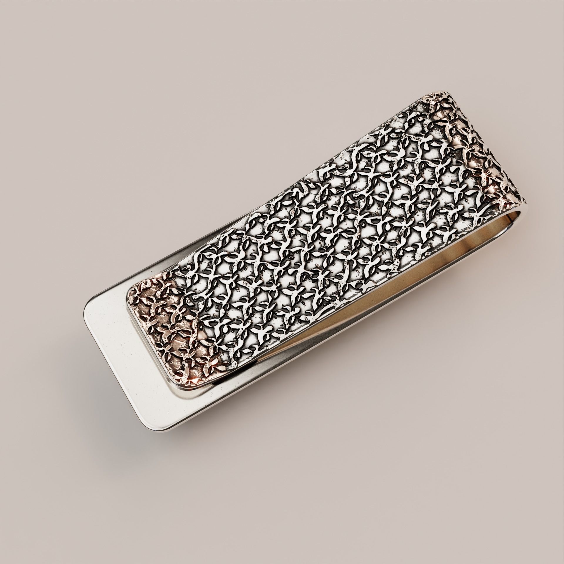 Lion money clip N3 3D print model_1