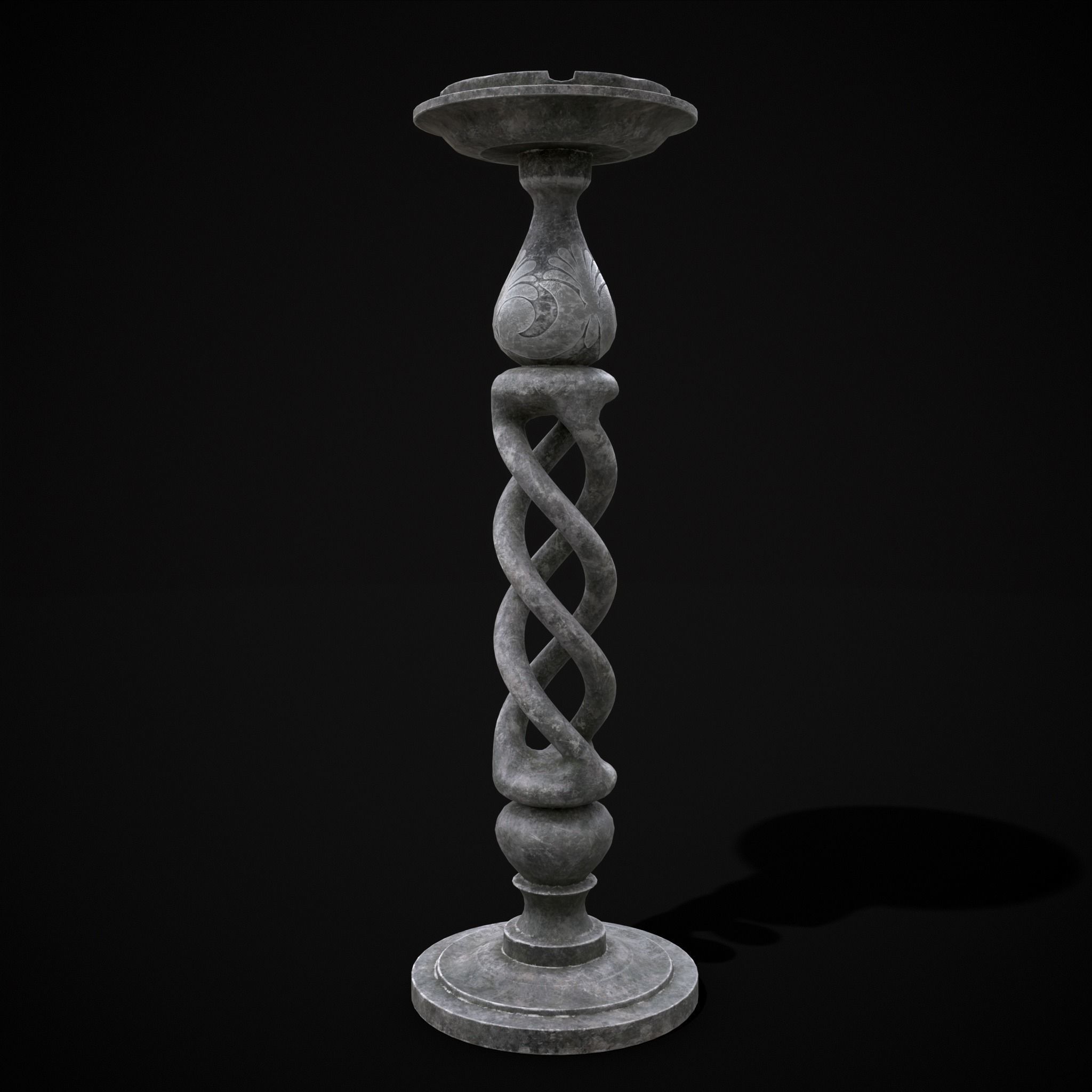 Garden Tray Low-poly 3D model_7