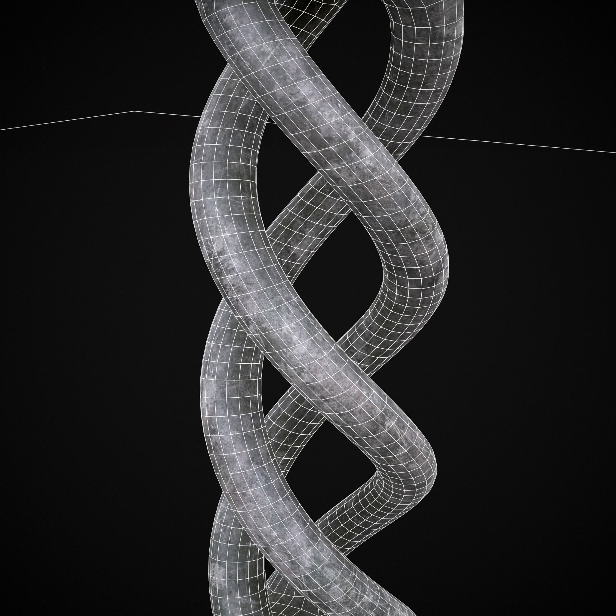 Garden Tray Low-poly 3D model_14