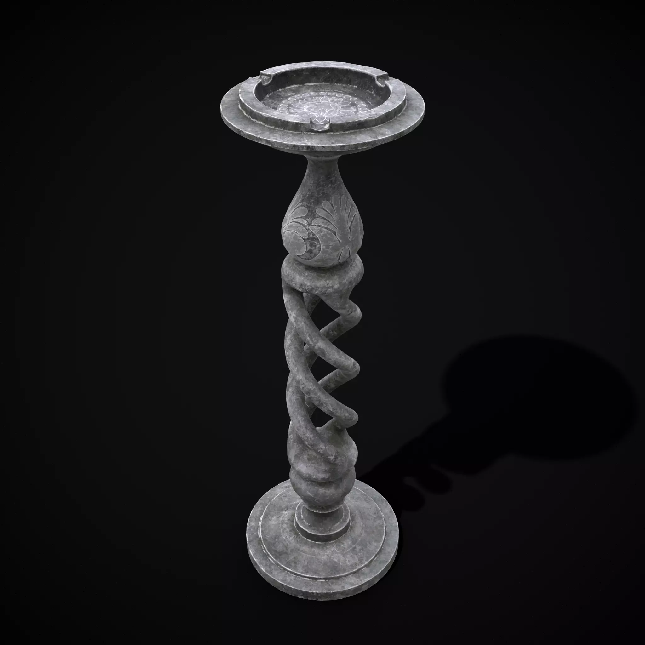 Garden Tray Low-poly 3D model_0