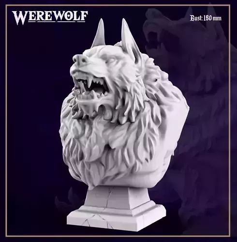 Werewolf Bust