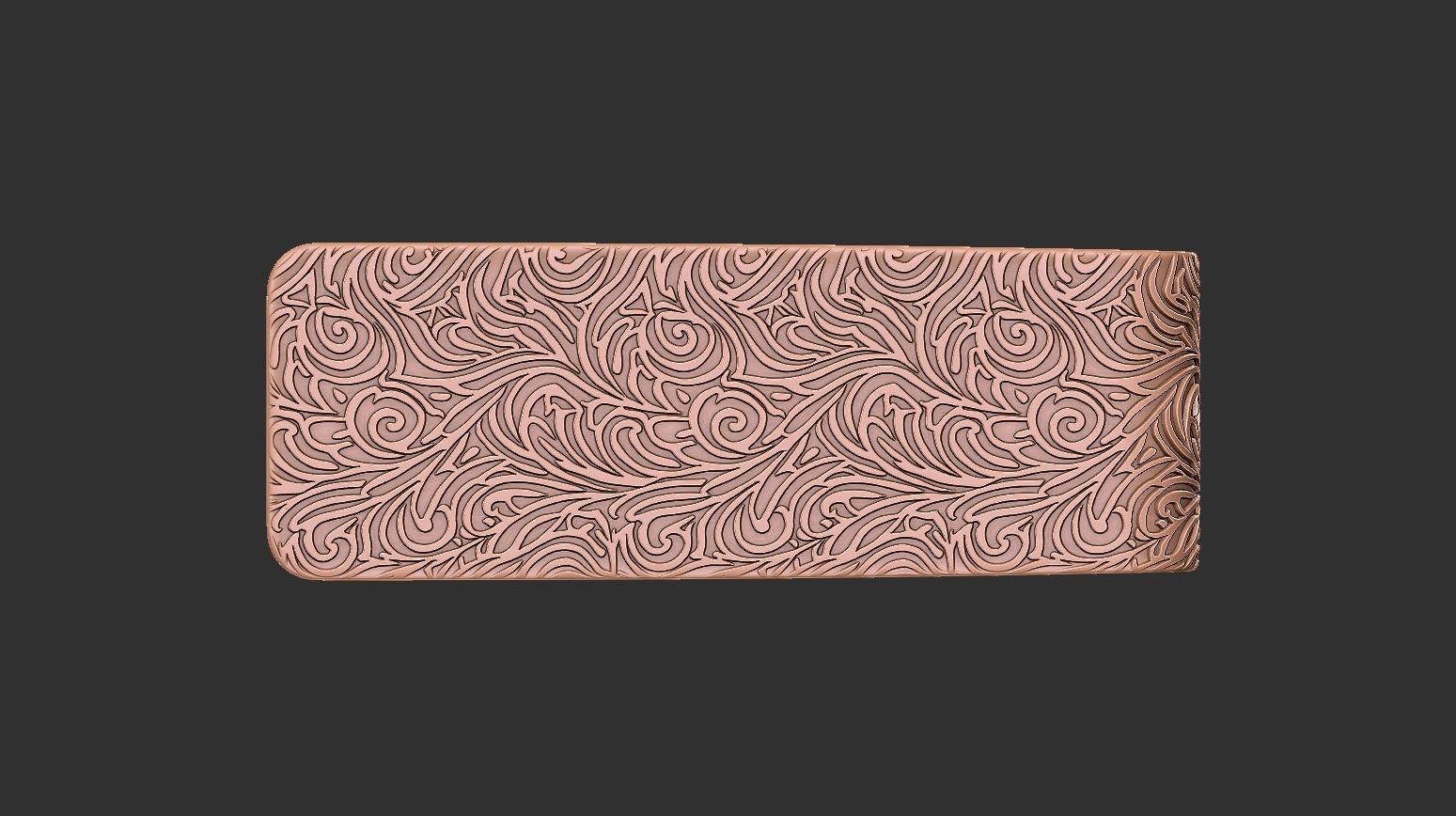 Lion money clip N4 3D print model_16