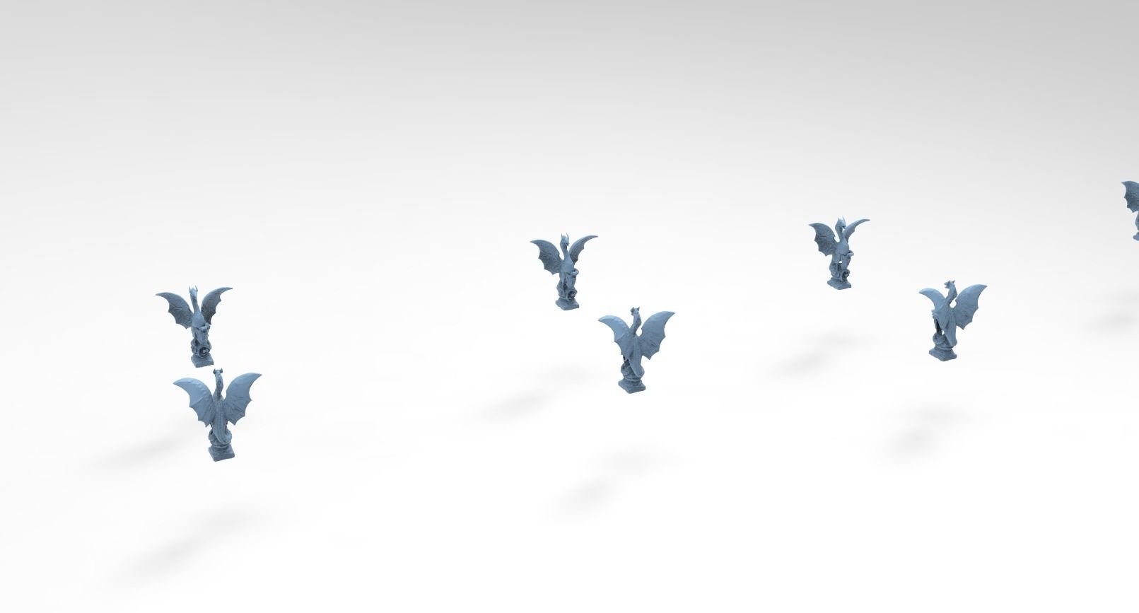 Bloodborne Dragon lines  3D model_1