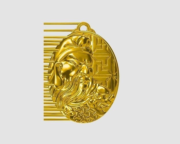 GuanYu Pendant 3D print model