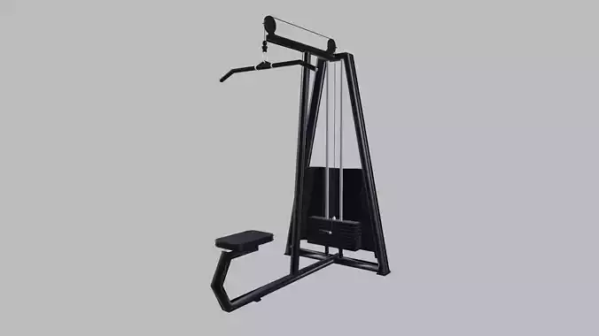 Lat pulldown machine