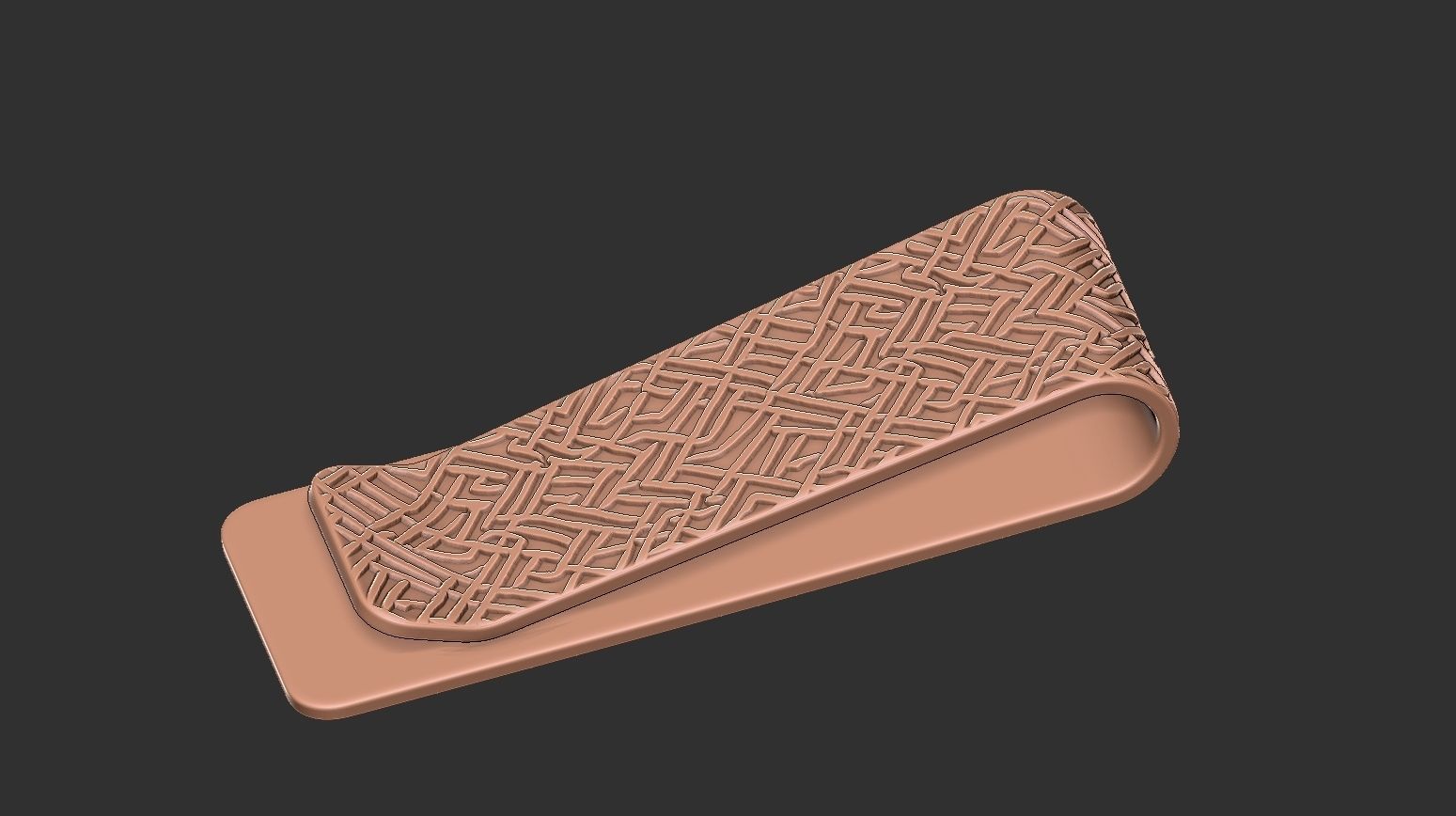 Money clip N6 3D print model_1