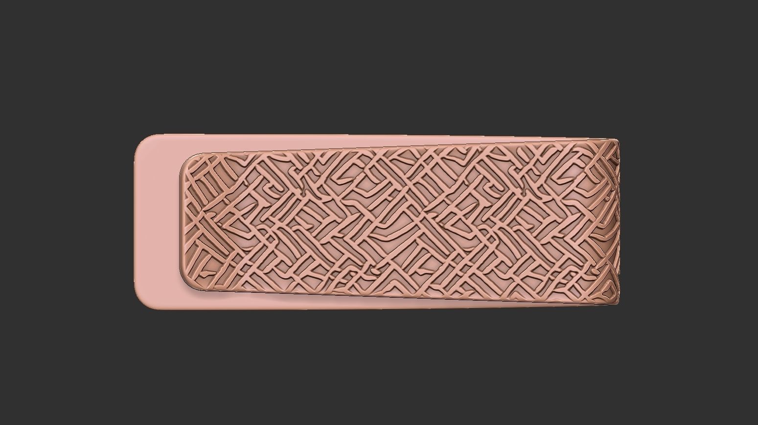 Money clip N6 3D print model_3