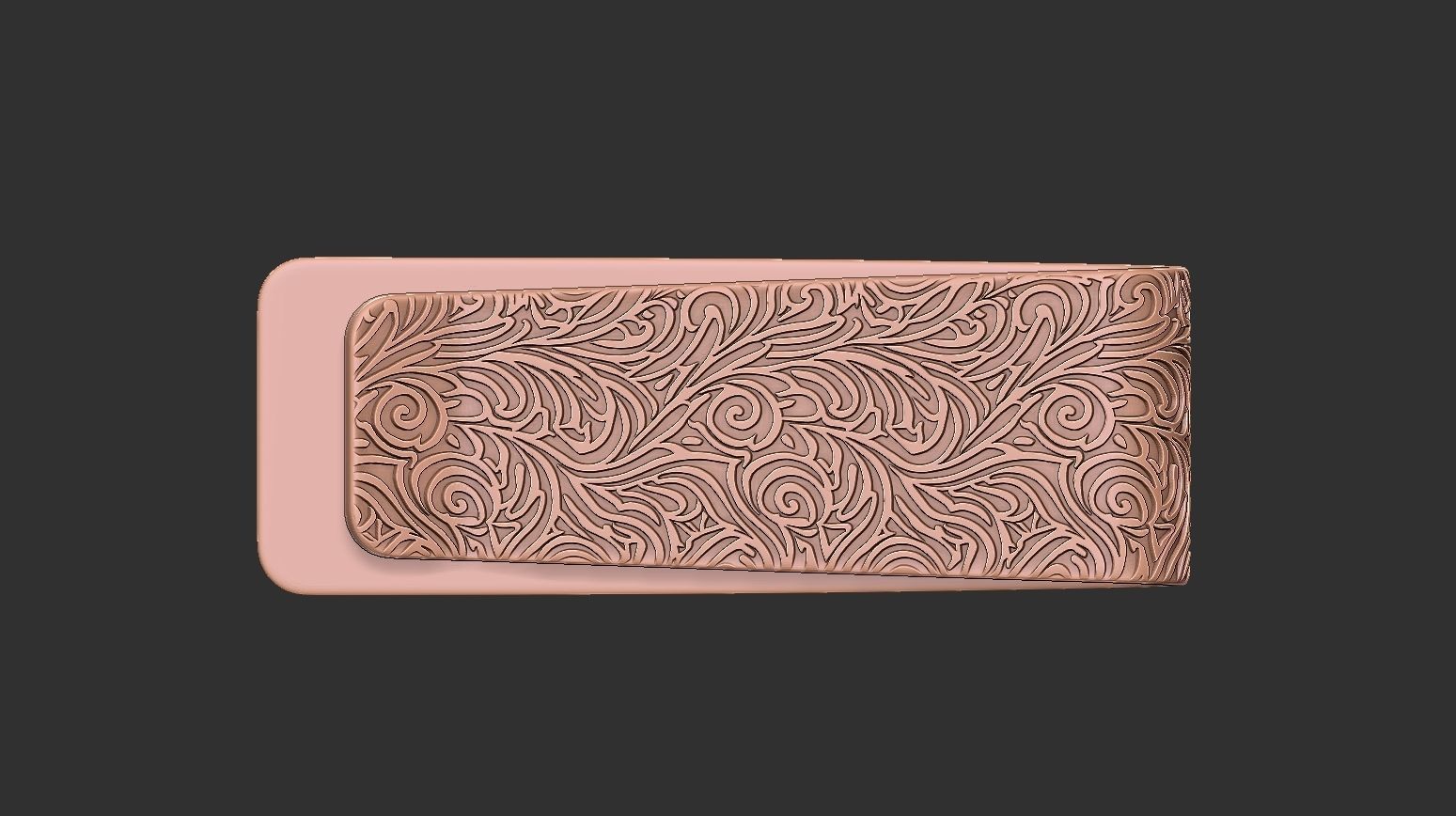 Money clip N8 3D print model_2