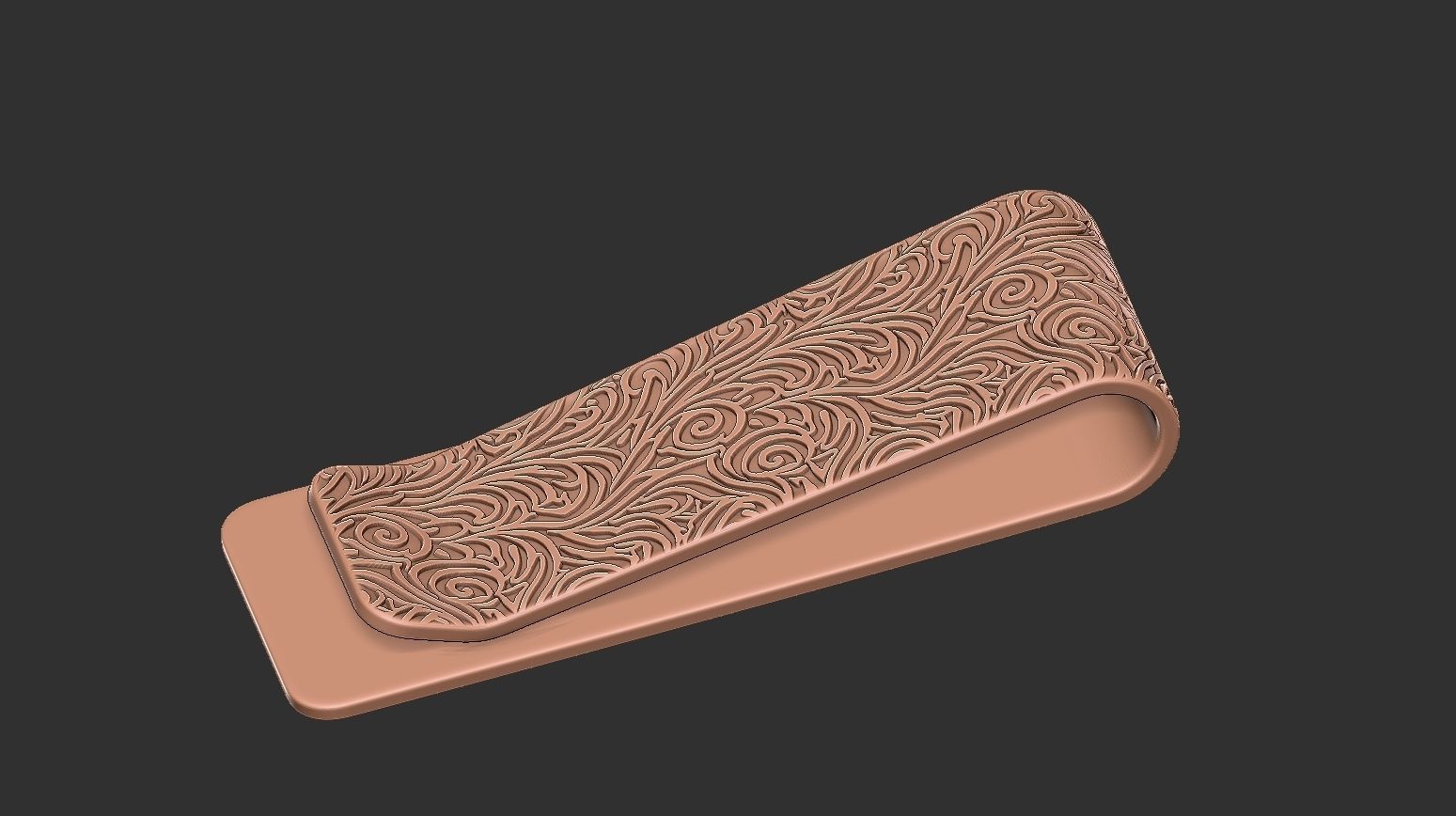 Money clip N8 3D print model_4