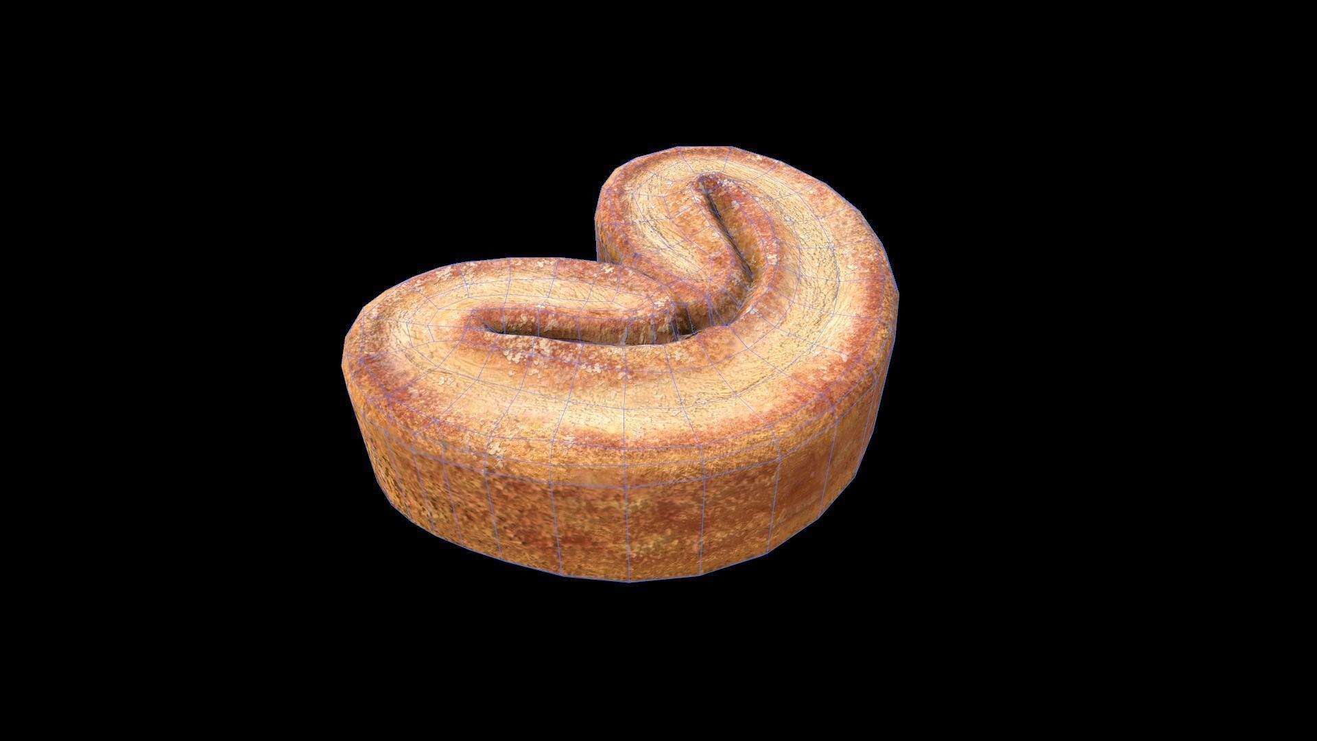 PalmierPastry Low-poly 3D model_8