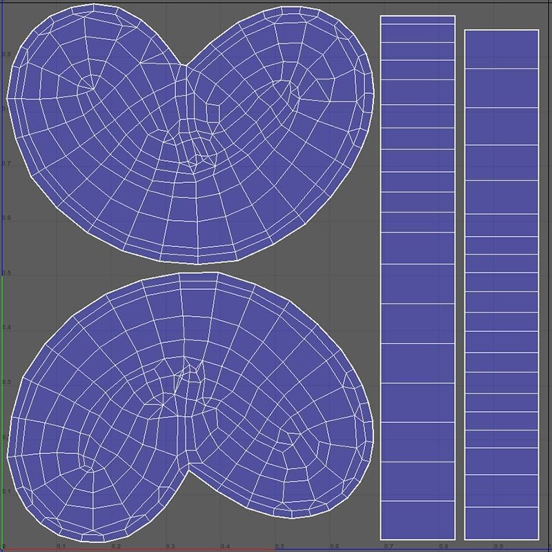 PalmierPastry Low-poly 3D model_7