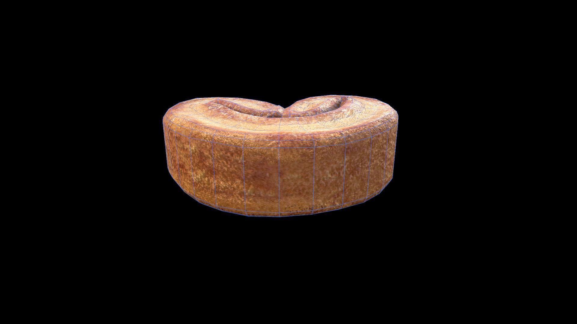 PalmierPastry Low-poly 3D model_9