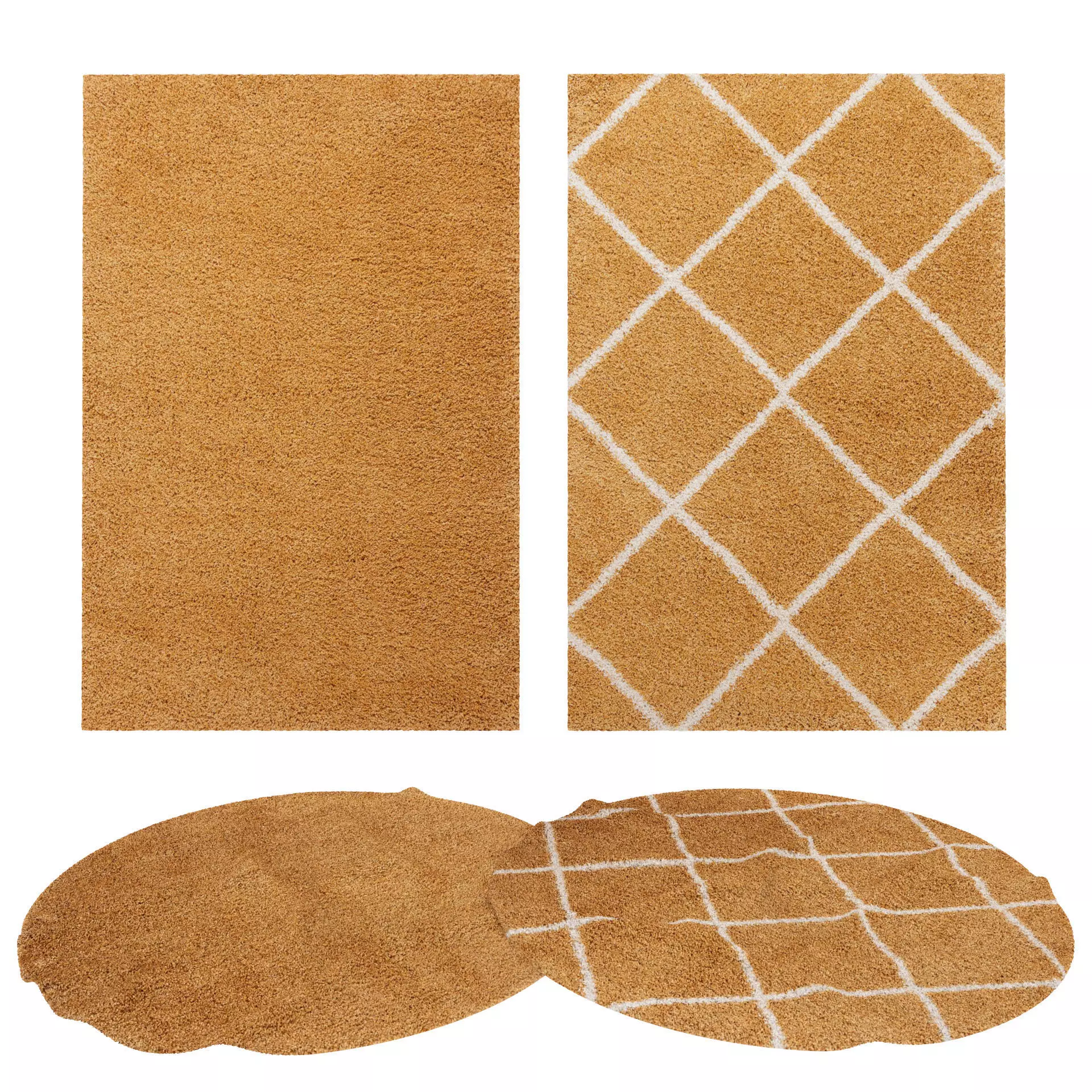 Rugs No 885 Low-poly 3D model_0