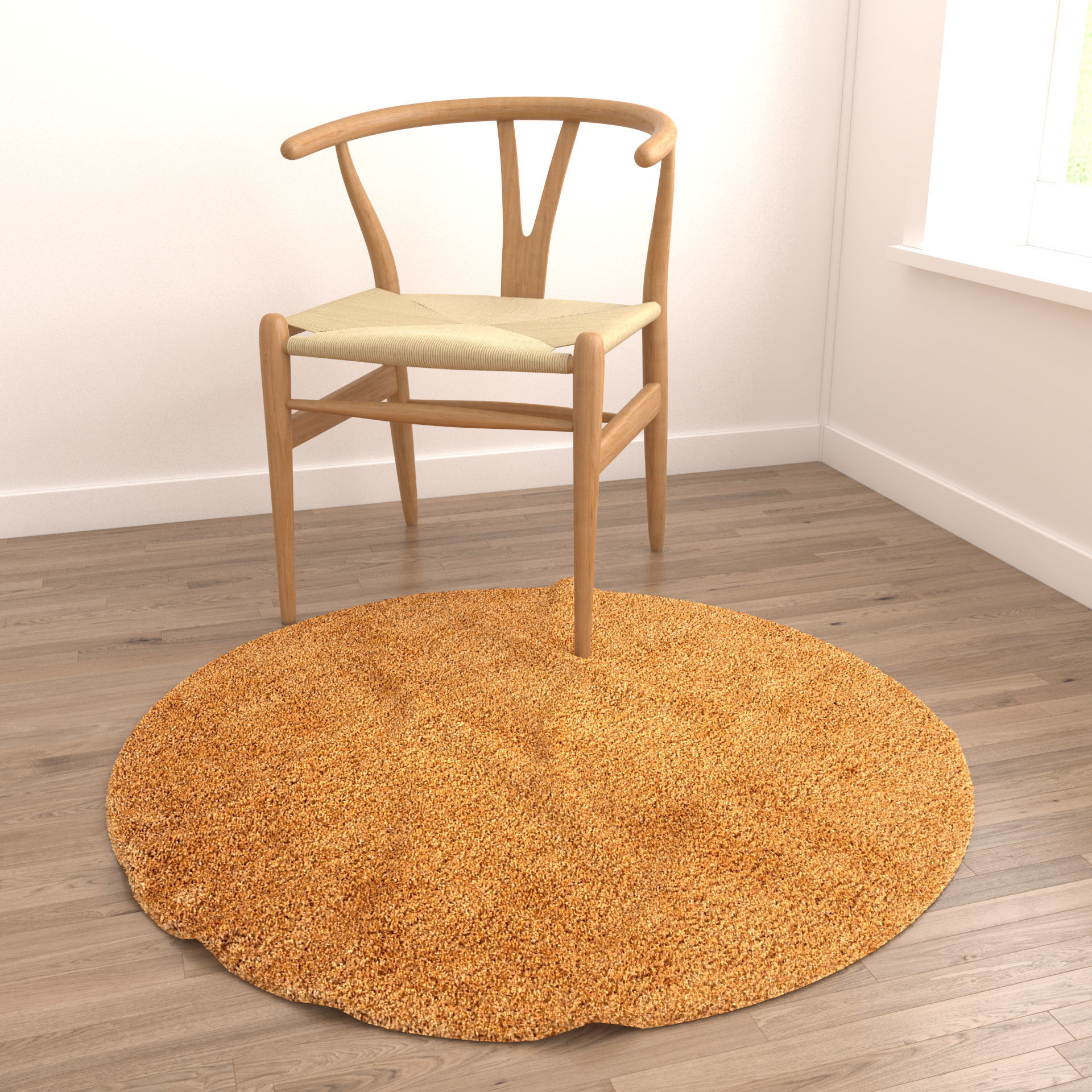 Rugs No 885 Low-poly 3D model_3