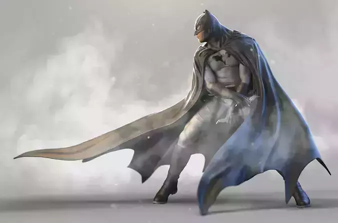 Batman Flowing Cape 3D Model Ready to Print 3D print model