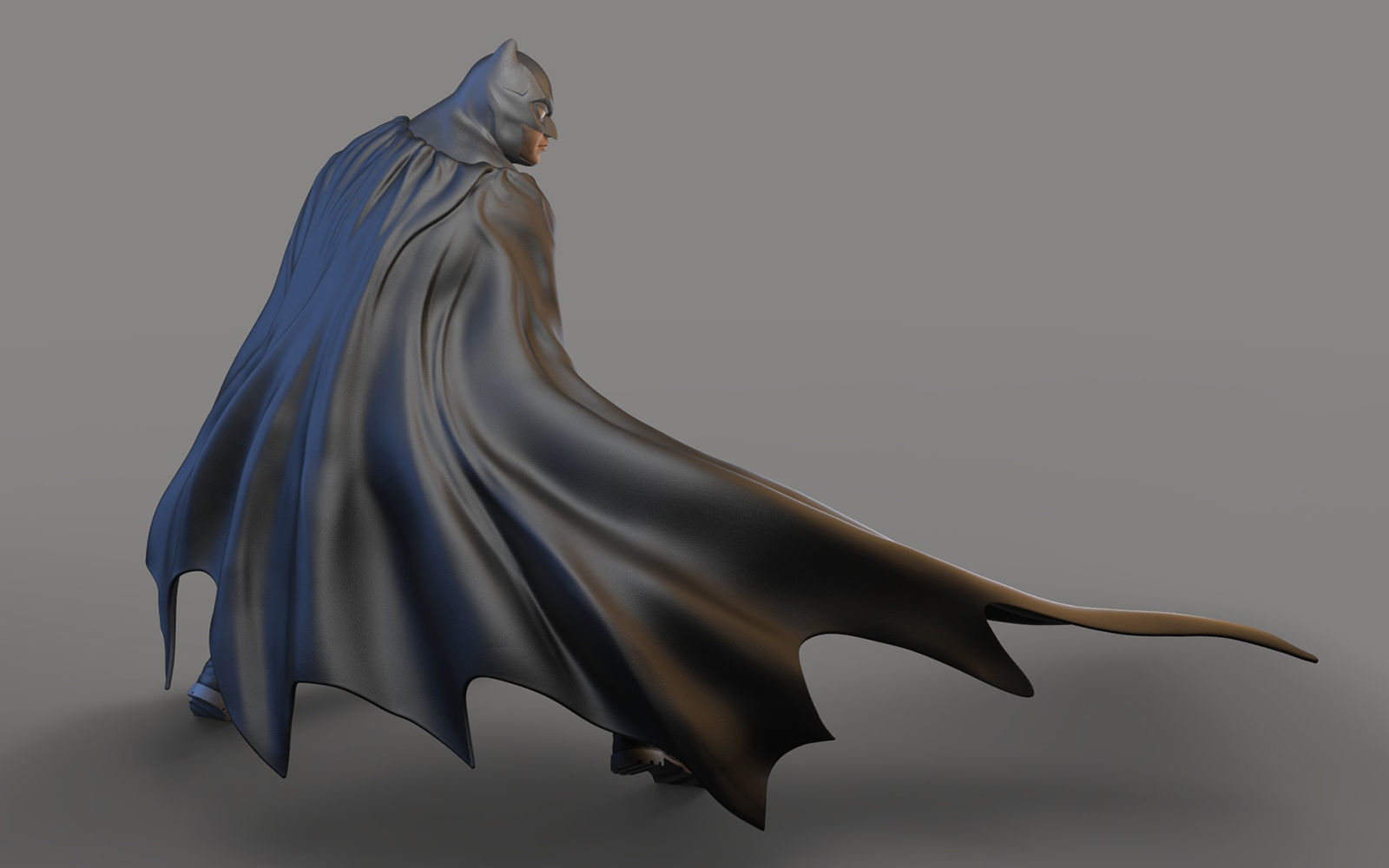 Batman Flowing Cape 3D Model Ready to Print 3D print model_2